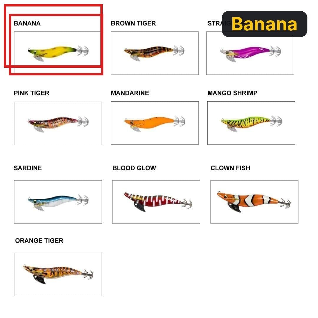 Daiwa Emeraldas Nude V2 #3.0, 11cm, 14gr Kalamar Zokası Banana