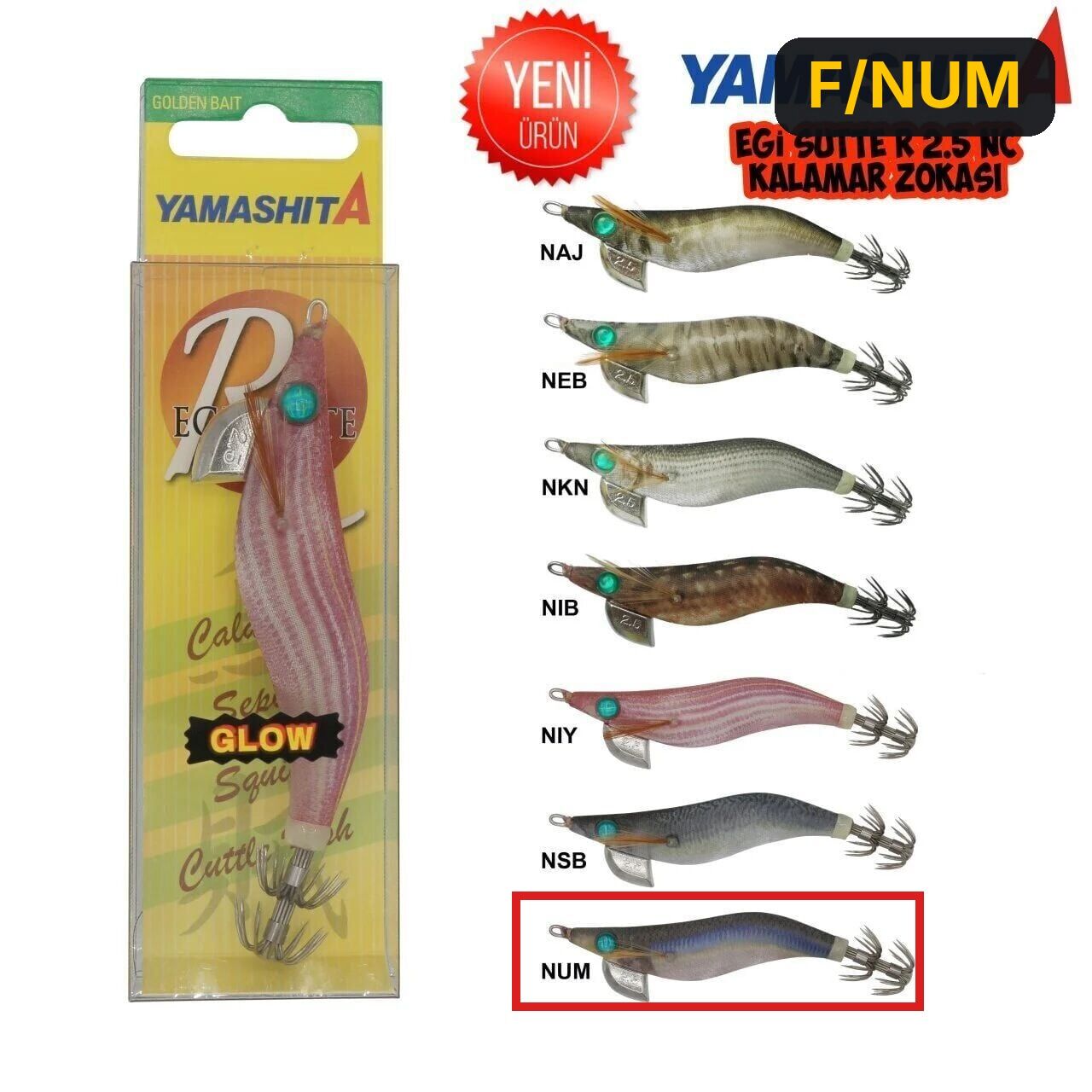 Yamashita Egi Sutte R 2.5Nc Kalamar Zokası F/NUM