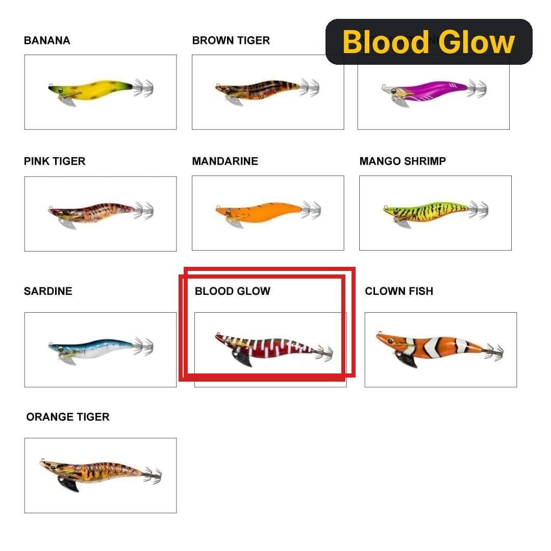 Daiwa Emeraldas Nude V2 #3.0, 11cm, 14gr Kalamar Zokası Blood Glow
