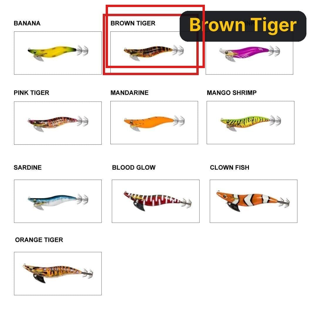 Daiwa Emeraldas Nude V2 #3.0, 11cm, 14gr Kalamar Zokası Brown Tiger