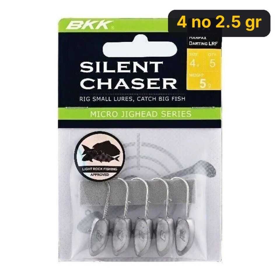BKK Silent Chaser-Harpax Darting LRF Jighead 4 no 2.5 gr