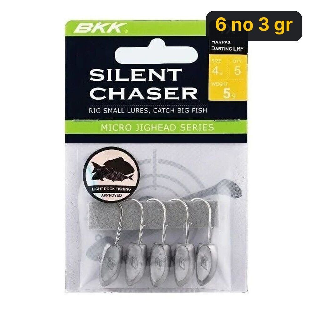 BKK Silent Chaser-Harpax Darting LRF Jighead 6 no 3 gr