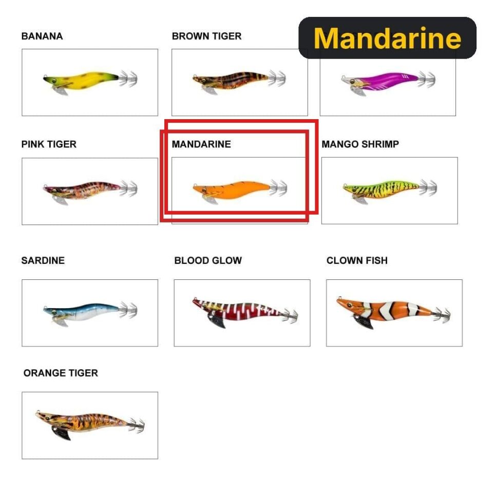 Daiwa Emeraldas Nude V2 #3.0, 11cm, 14gr Kalamar Zokası Mandarine