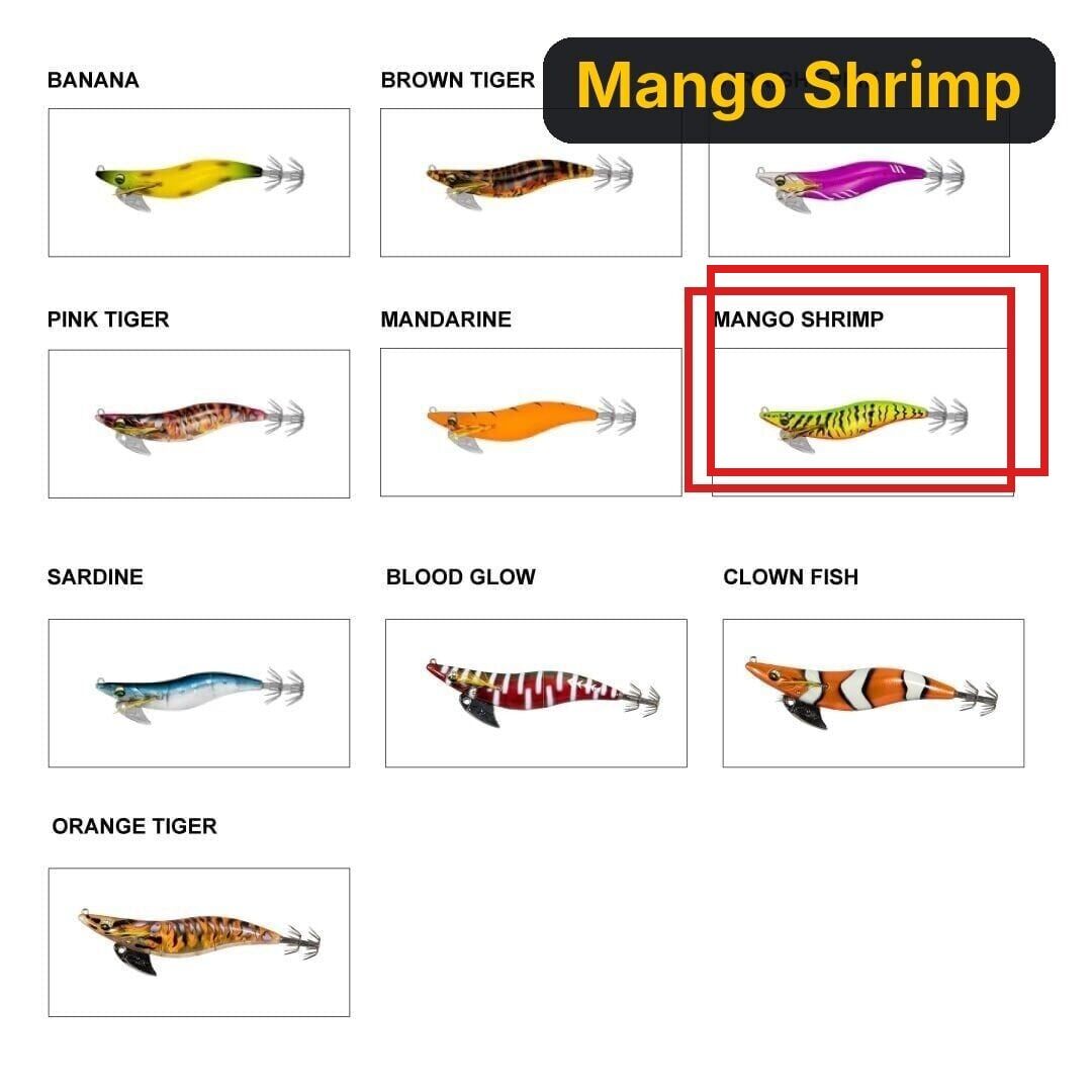 Daiwa Emeraldas Nude V2 #3.0, 11cm, 14gr Kalamar Zokası Mango Shrimp