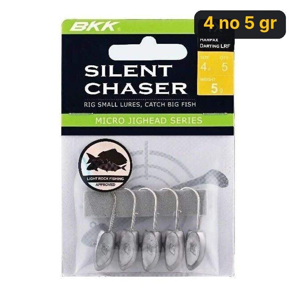 BKK Silent Chaser-Harpax Darting LRF Jighead 4 no 5 gr