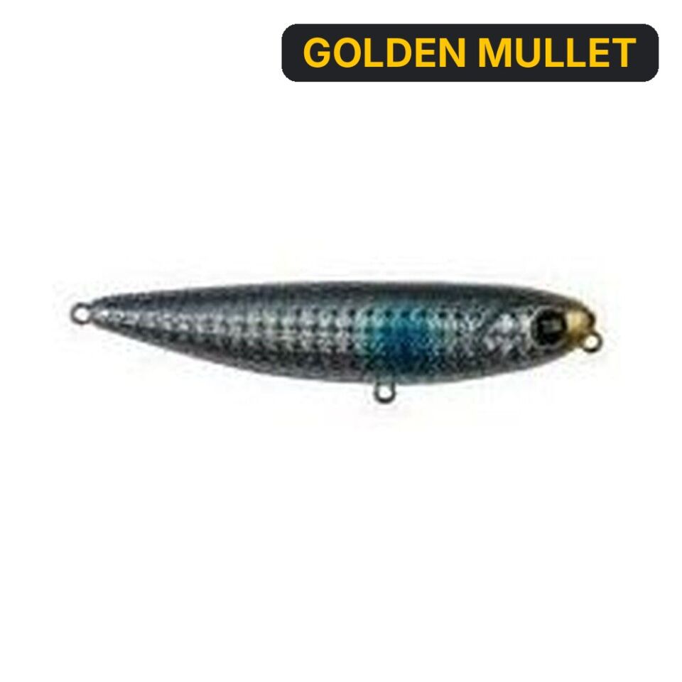 Hanfish Baskın 90mm 12gr Su Üstü Maket Balık GOLDEN MULLET