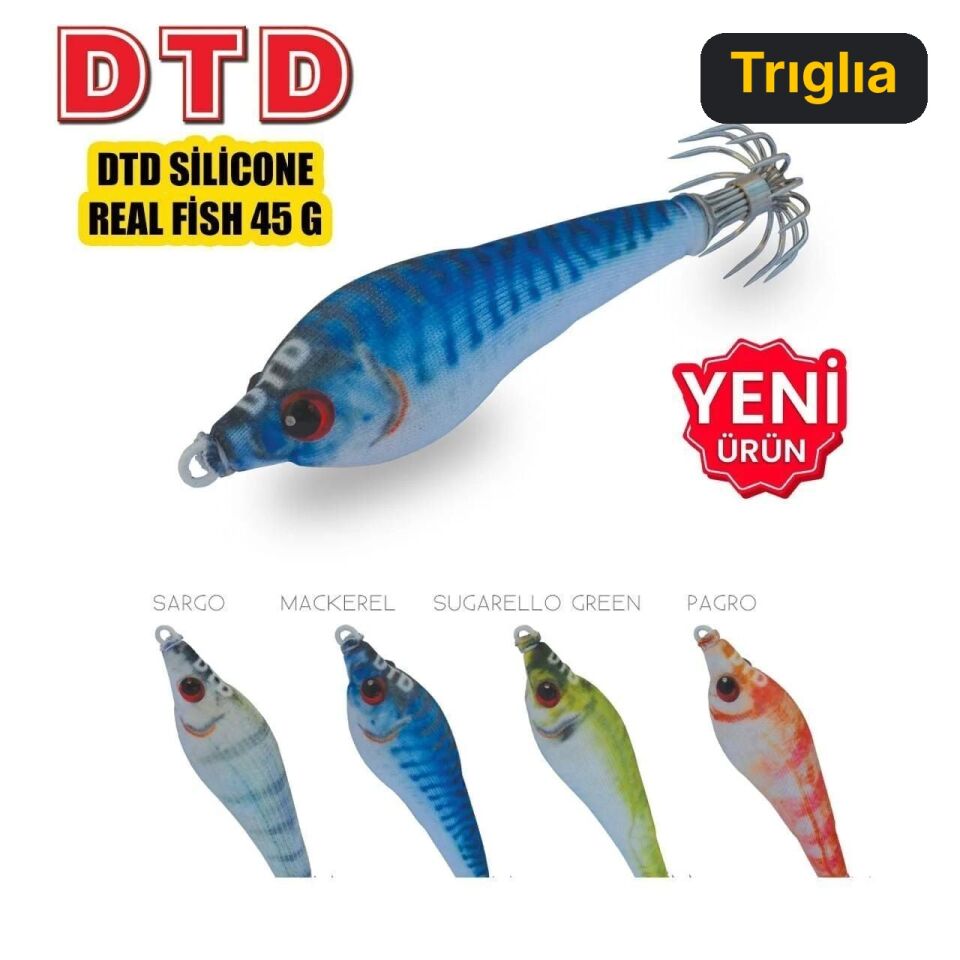 Dtd Silicone Real Fish 45g Kalamar Zokası Trıglıa