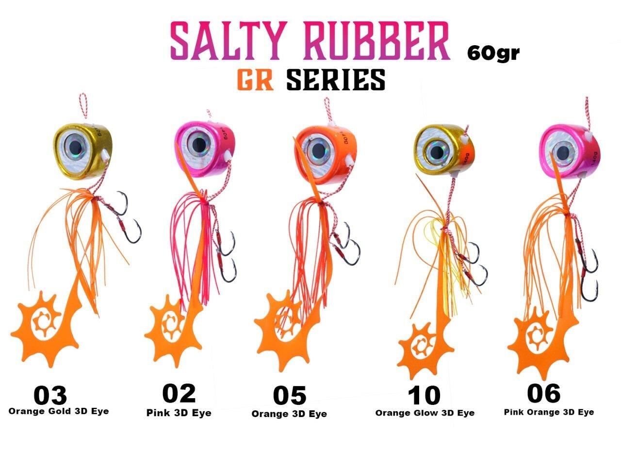 Fujin Salty Rubber 60gr GR Serisi Tai Rubber Set 05 Orange