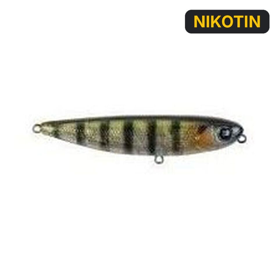 Hanfish Baskın 90mm 12gr Su Üstü Maket Balık NIKOTIN
