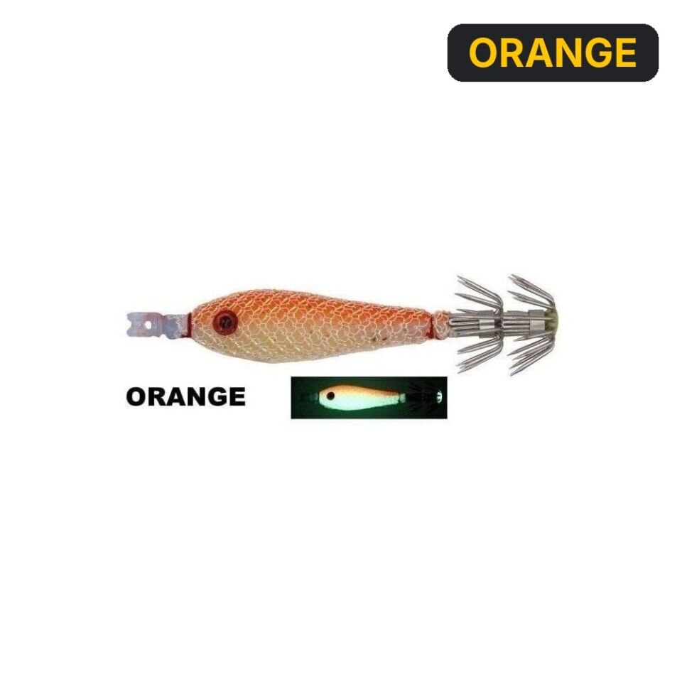 Bakau Squid King Z Bsk 700 # 7Cm /2 Pcs ORANGE