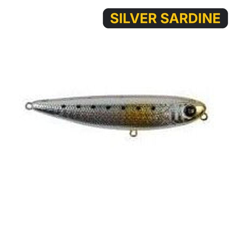 Hanfish Baskın 90mm 12gr Su Üstü Maket Balık SILVER SARDINE
