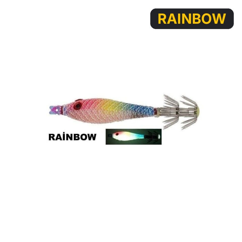 Bakau Squid King Z Bsk 700 # 7Cm /2 Pcs RAINBOW