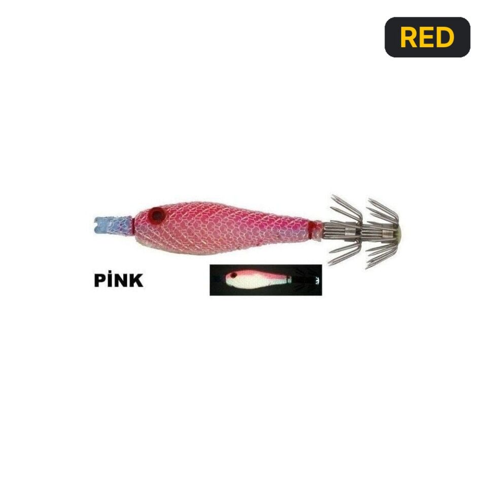 Bakau Squid King Z Bsk 700 # 7Cm /2 Pcs RED