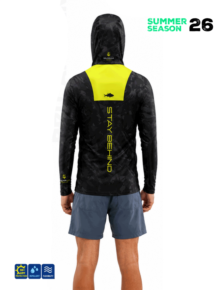 Fujin Valhalla BTW S26 Yellow Camo Sweatshirt M