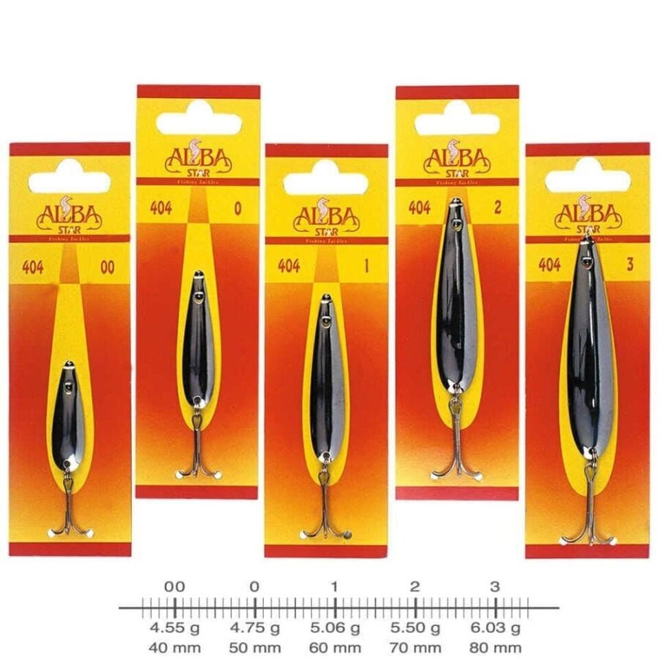 AlbaStar 404 Lüfer Olta Kaşığı Düz