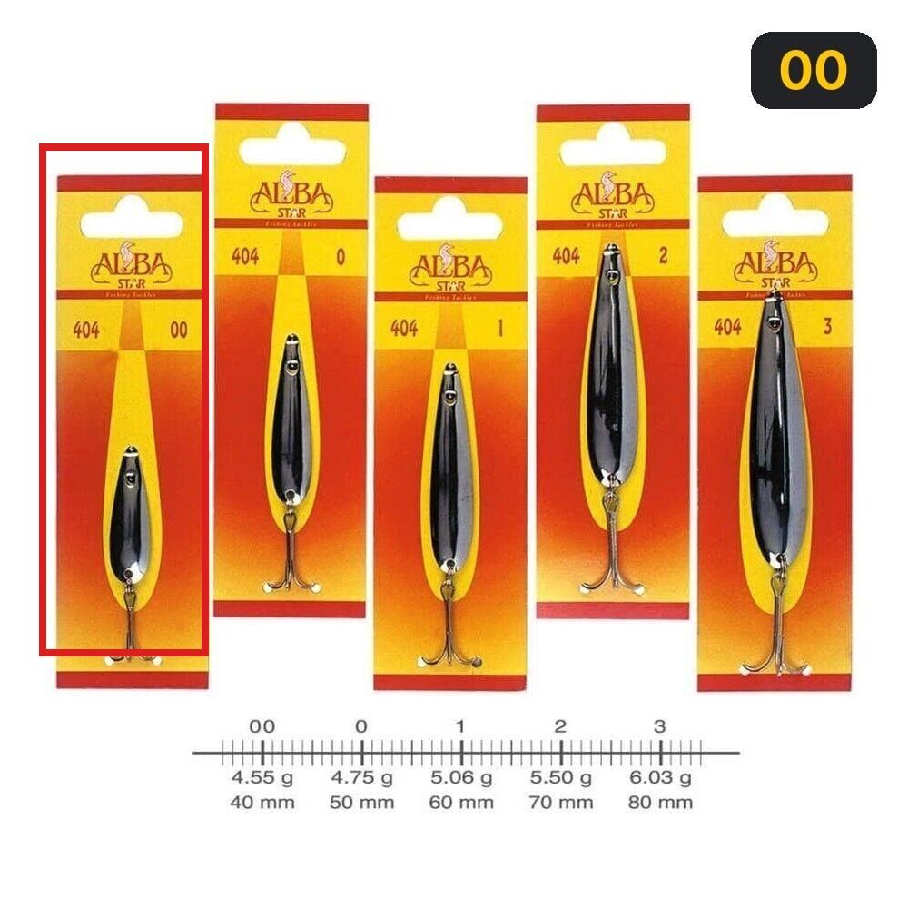 AlbaStar 404 Lüfer Olta Kaşığı Düz 00
