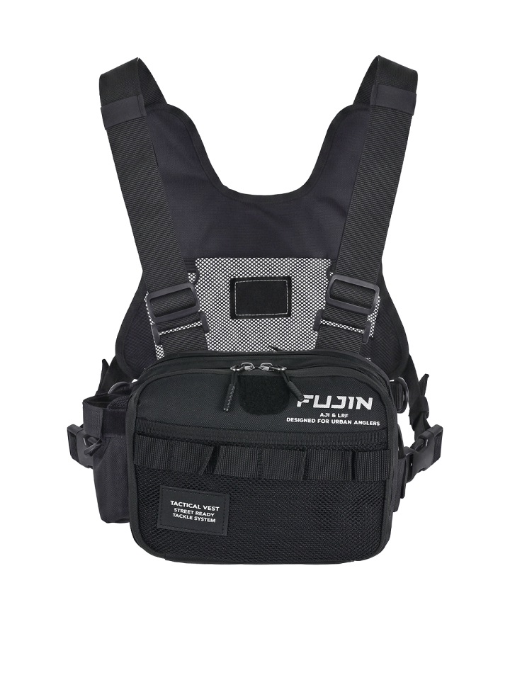 Fujin Tactical Vest Black Balıkçı Çantası
