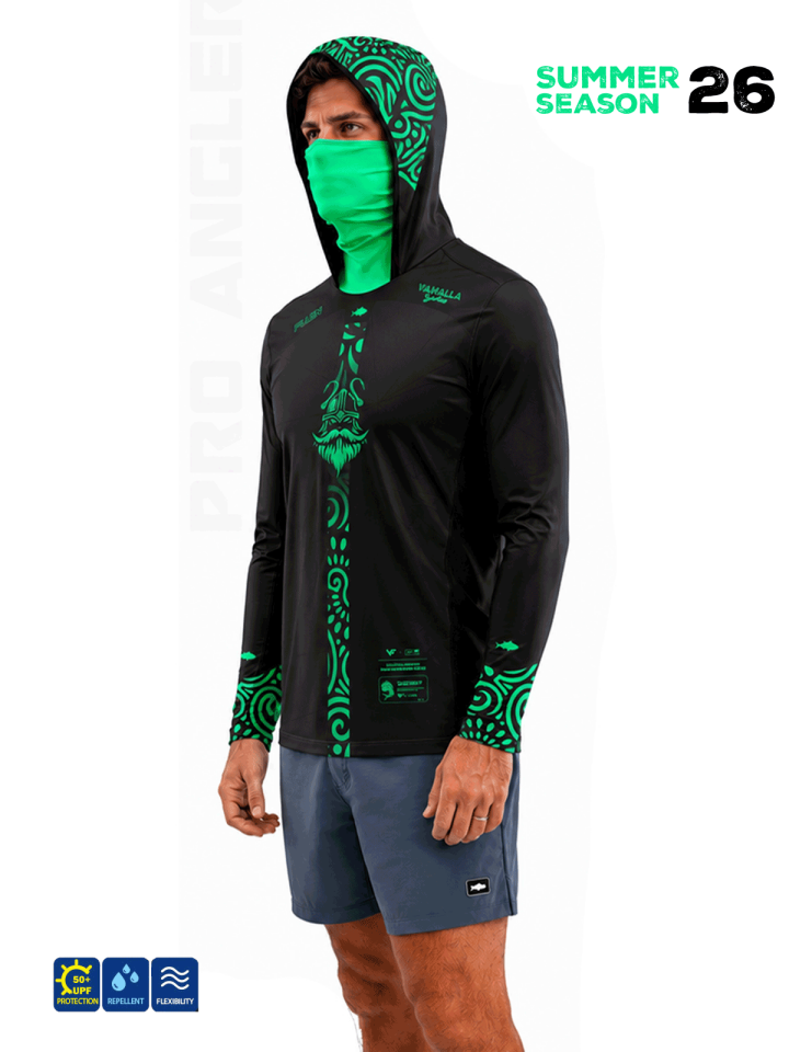 Fujin Valhalla Algea S26 Black Green Sweatshirt