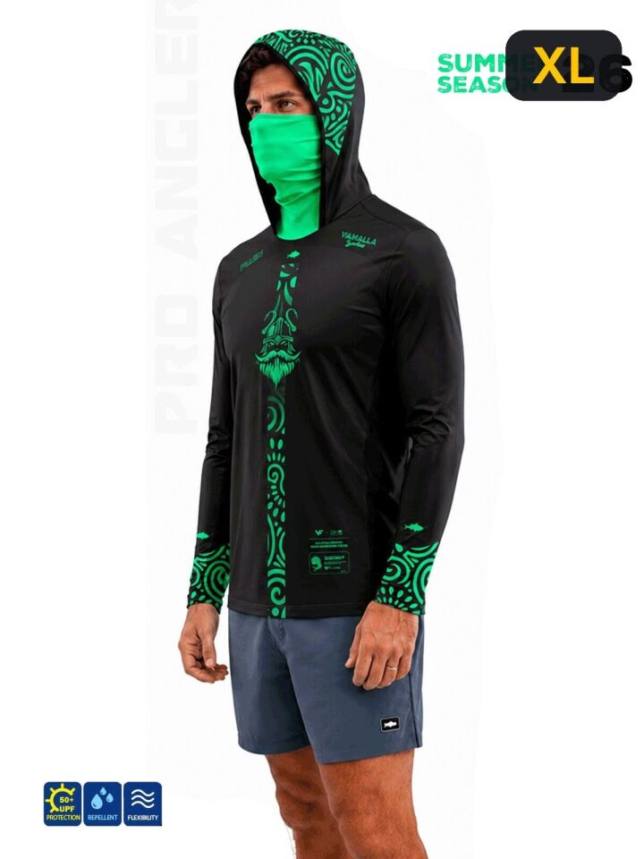 Fujin Valhalla Algea S26 Black Green Sweatshirt XL
