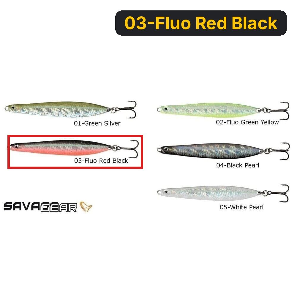 Savage gear Seeker ISP 68mm 12g NL Sahte Balık 03-Fluo Red Black