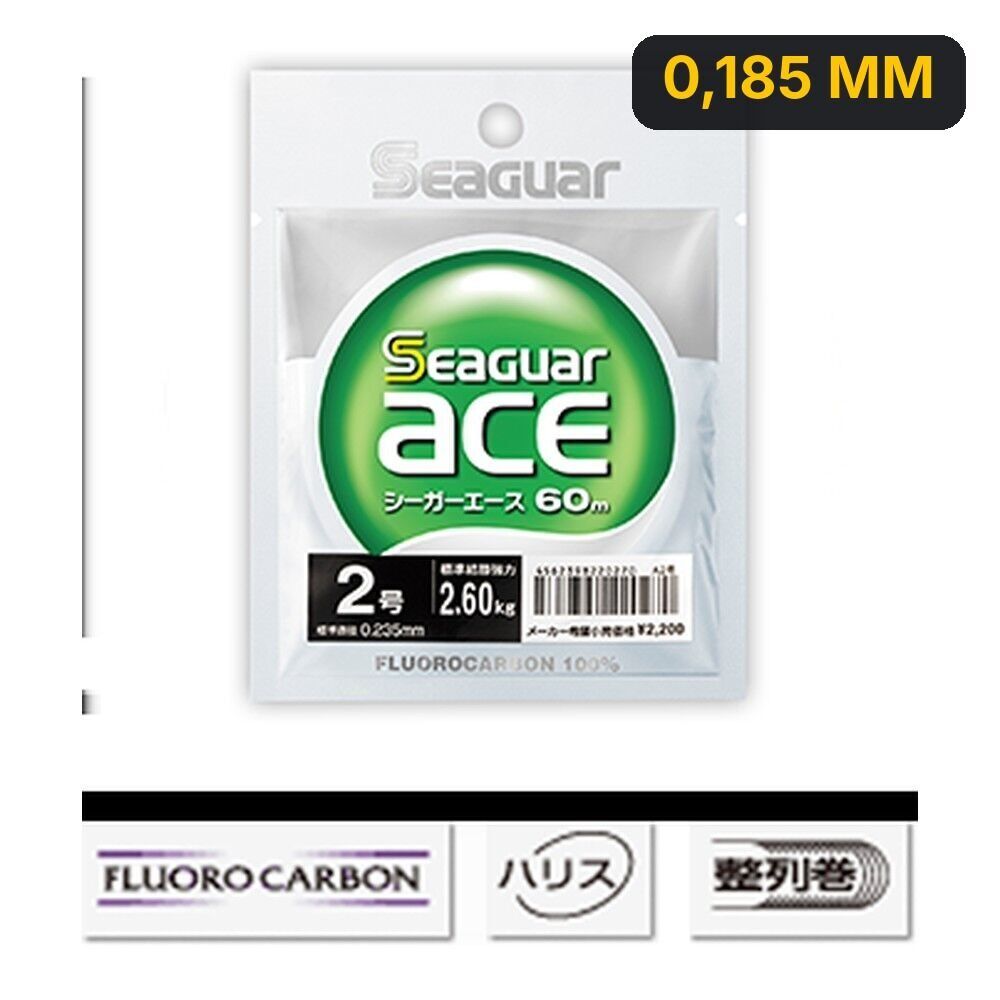 Seaguar Ace %100 Fluoro Carbon Misina 60mt 0,185 MM