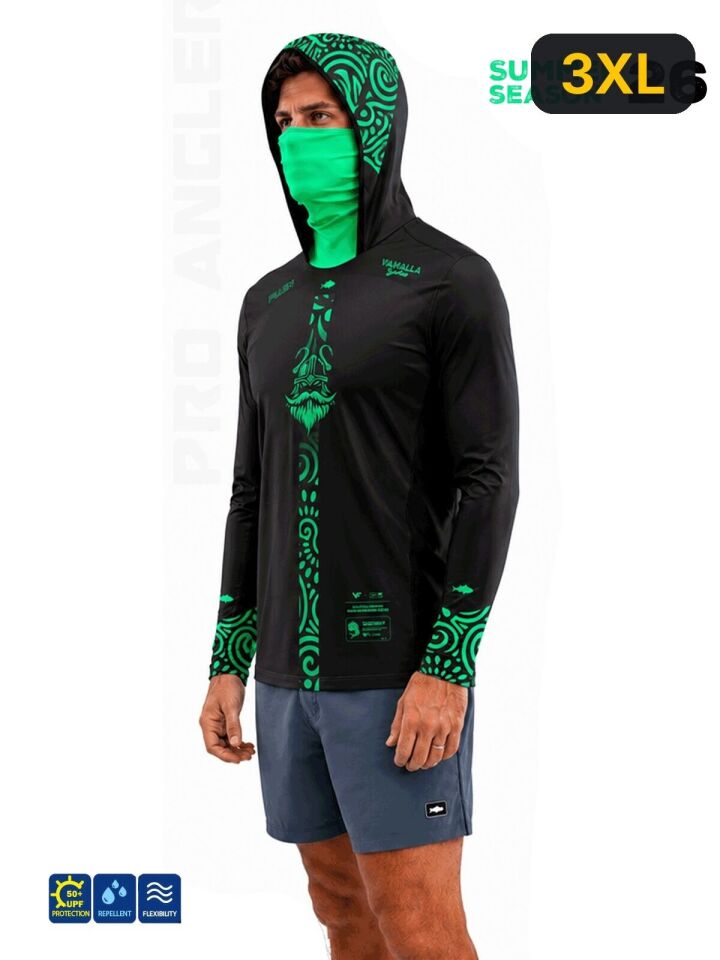 Fujin Valhalla Algea S26 Black Green Sweatshirt 3XL