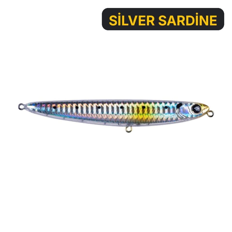 Hanfish Atılgan 110mm 14gr Su Üstü Maket Balık SİLVER SARDİNE