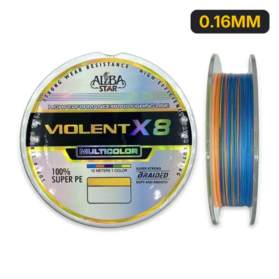 Albastar Violent 8x Pe 150 mt Olta Misinası 0.16MM