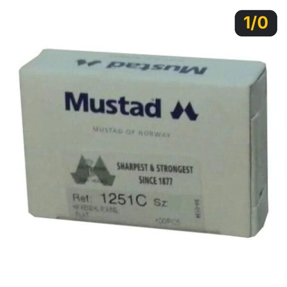 Mustad Olta İğnesi 1251C 100lü 1/0