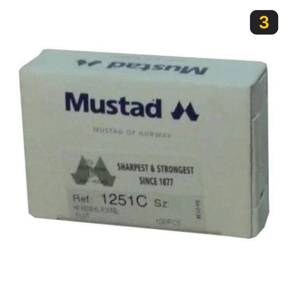 Mustad Olta İğnesi 1251C 100lü 3