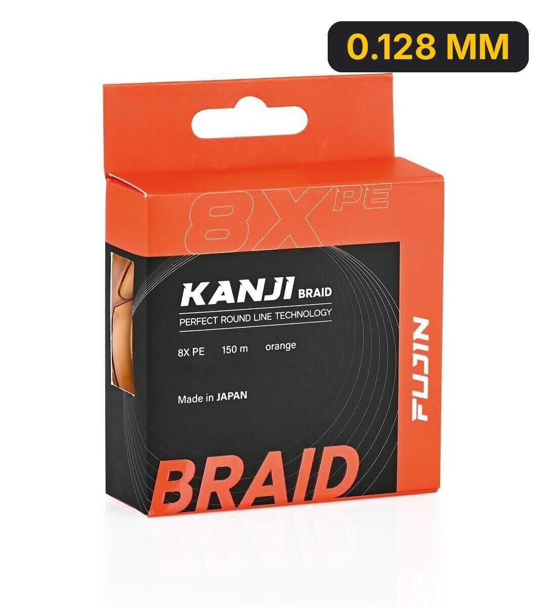 Fujin Kanji 8X 150MT Orange Pe Line 0.128 MM