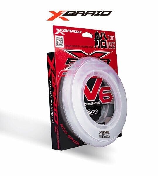 YGK X059 Red Ocean V6 FC 100M %100 Florocarbon Misina