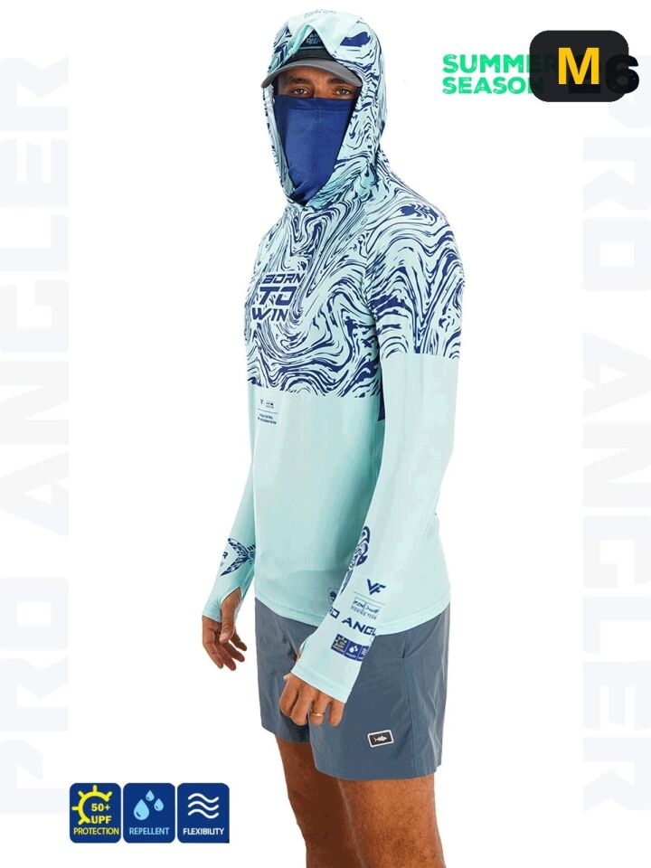 Fujin Pro Angler S26 Buff&Hoodie Izohips Mint Sweatshirt M