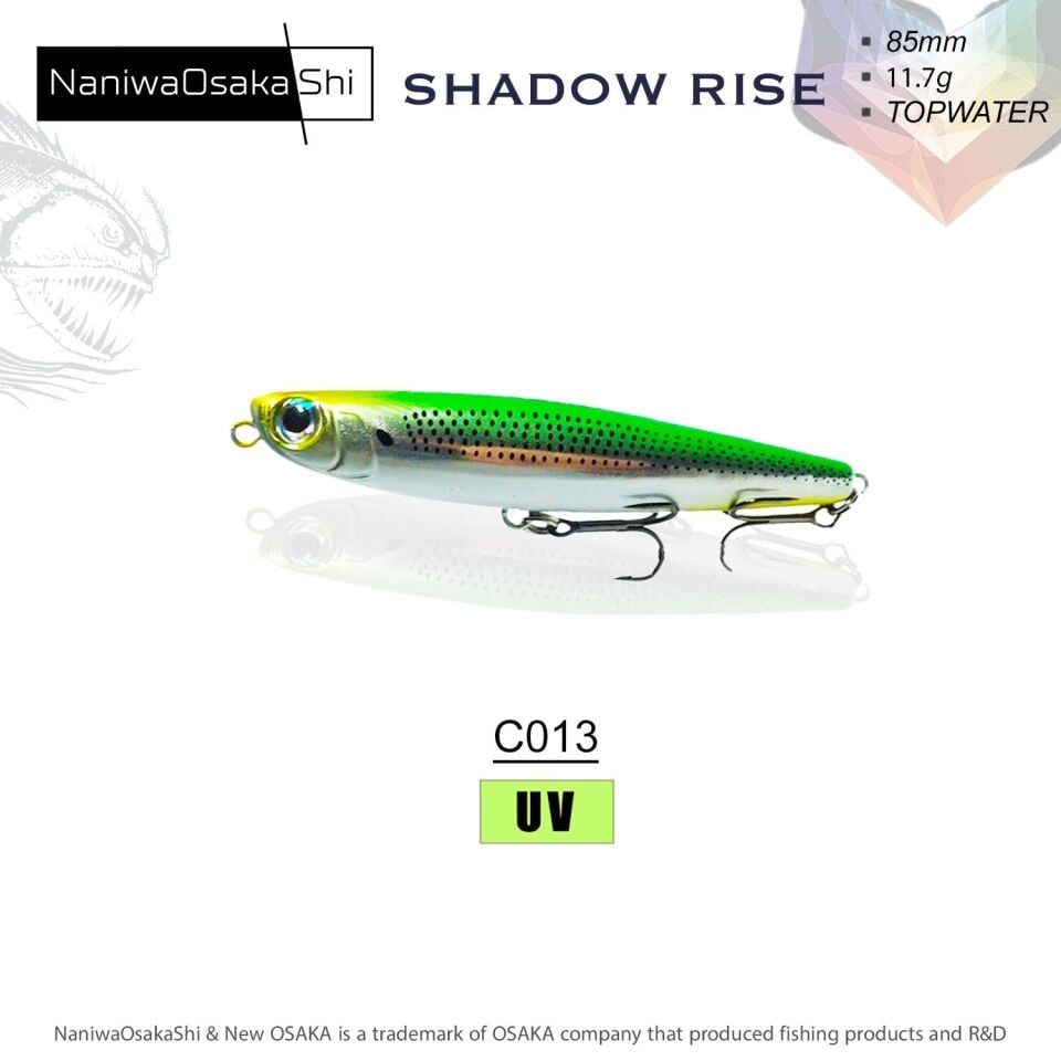 NaniwaOsakaShi Shadow Rise 85MM 11.7G  Sahte Balık