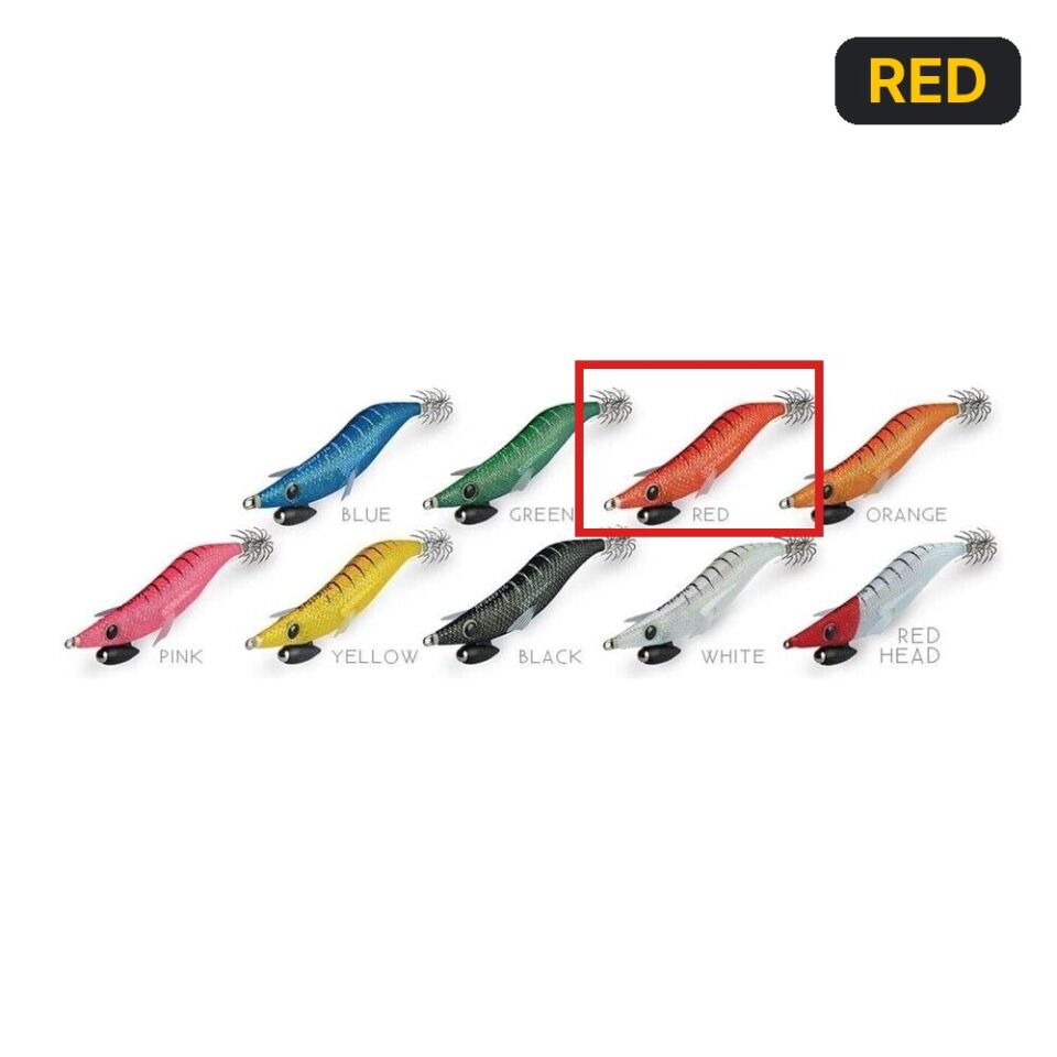 DTD Ballistic Egi 3.0B Glow Sinking Speed 100 mm 16 gr Kalamar Zokası RED