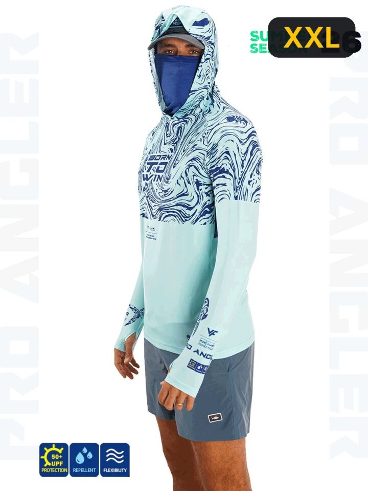 Fujin Pro Angler S26 Buff&Hoodie Izohips Mint Sweatshirt XXL