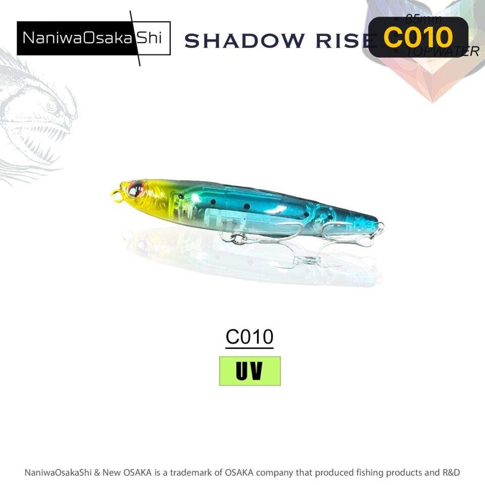NaniwaOsakaShi Shadow Rise 85MM 11.7G  Sahte Balık C010