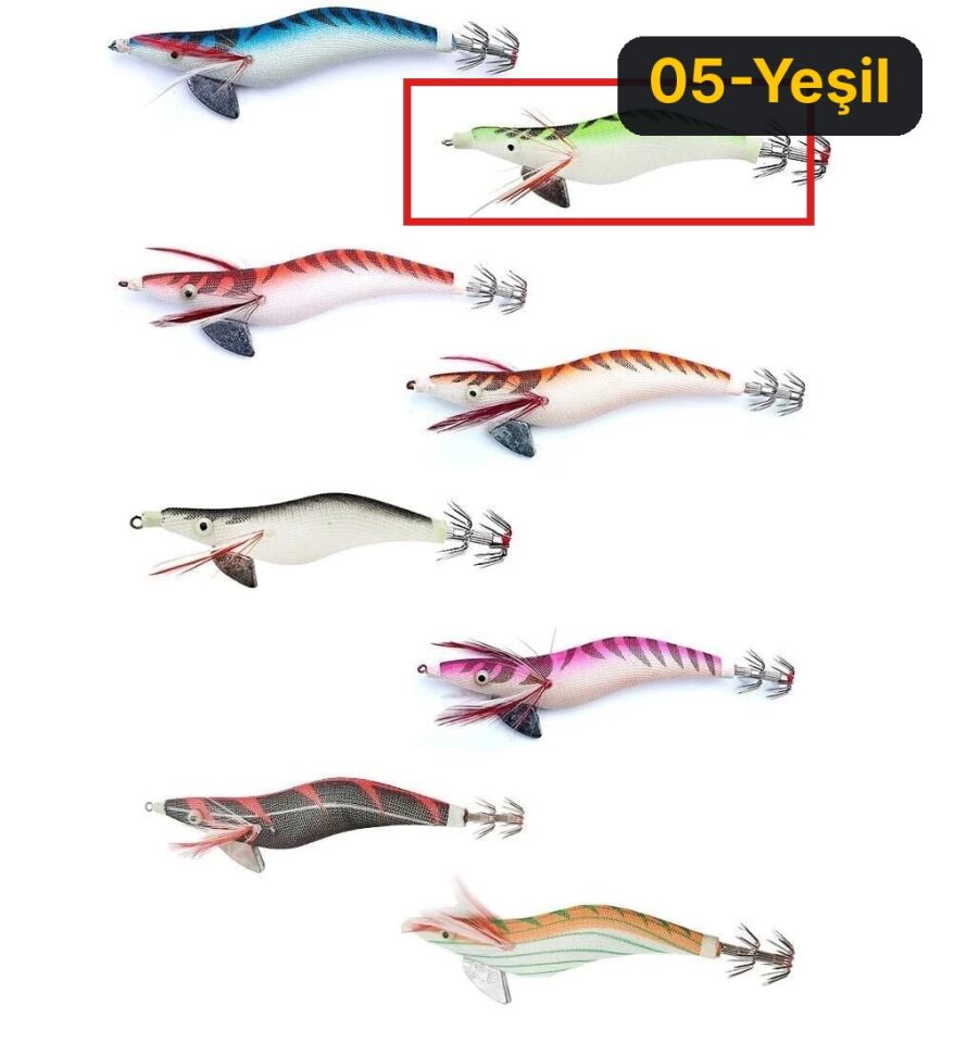 Fladen Kurşunlu Kalamar Zokasi 2.5G 05-Yeşil