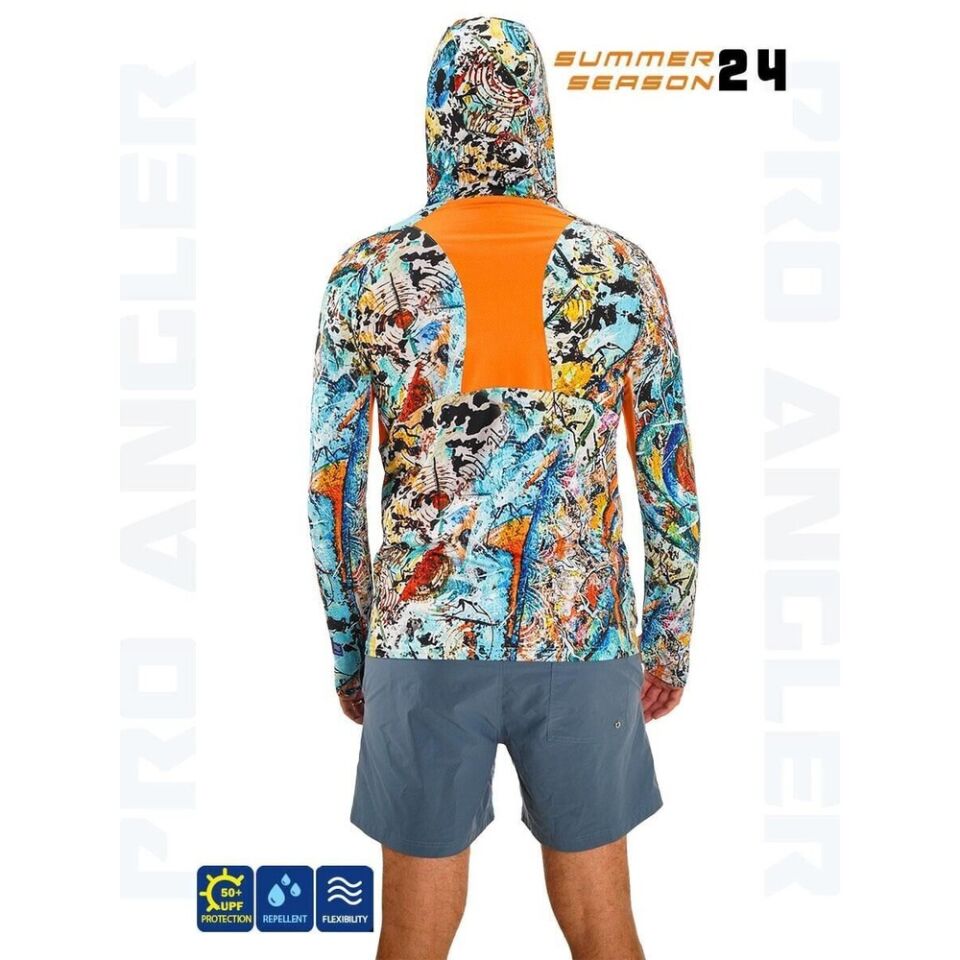 Fujin Pro Angler S24 Buff&Hoodie Makai Orange