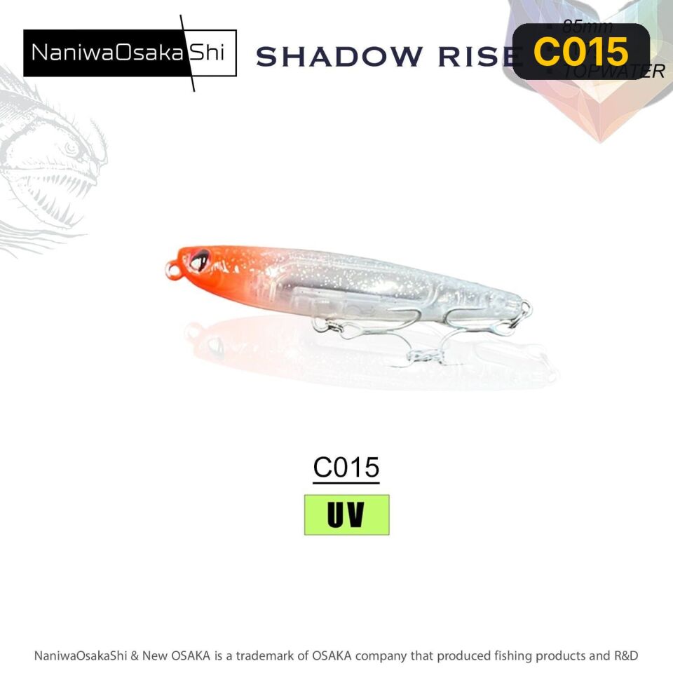 NaniwaOsakaShi Shadow Rise 85MM 11.7G  Sahte Balık C015