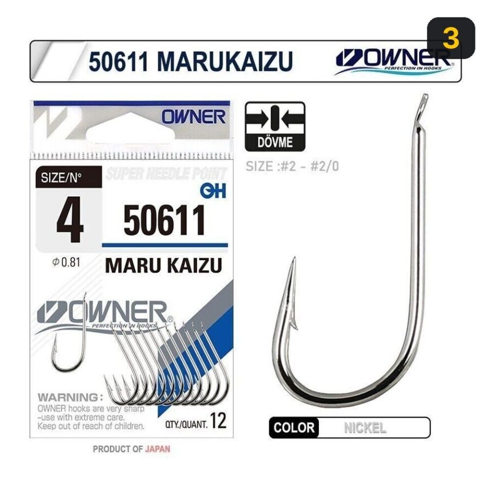 Owner 50611 Marukaizu İğne 3