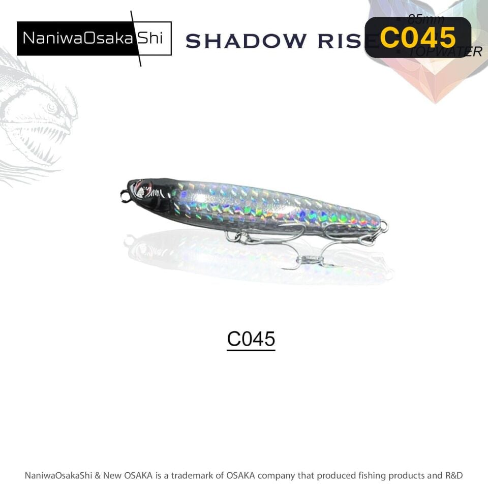 NaniwaOsakaShi Shadow Rise 85MM 11.7G  Sahte Balık C045