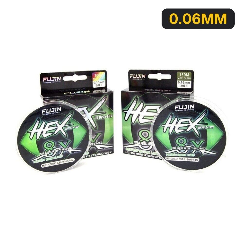 Fujin Hex Braid 8x 150mt Moss Green PE İp Misina 0.06MM