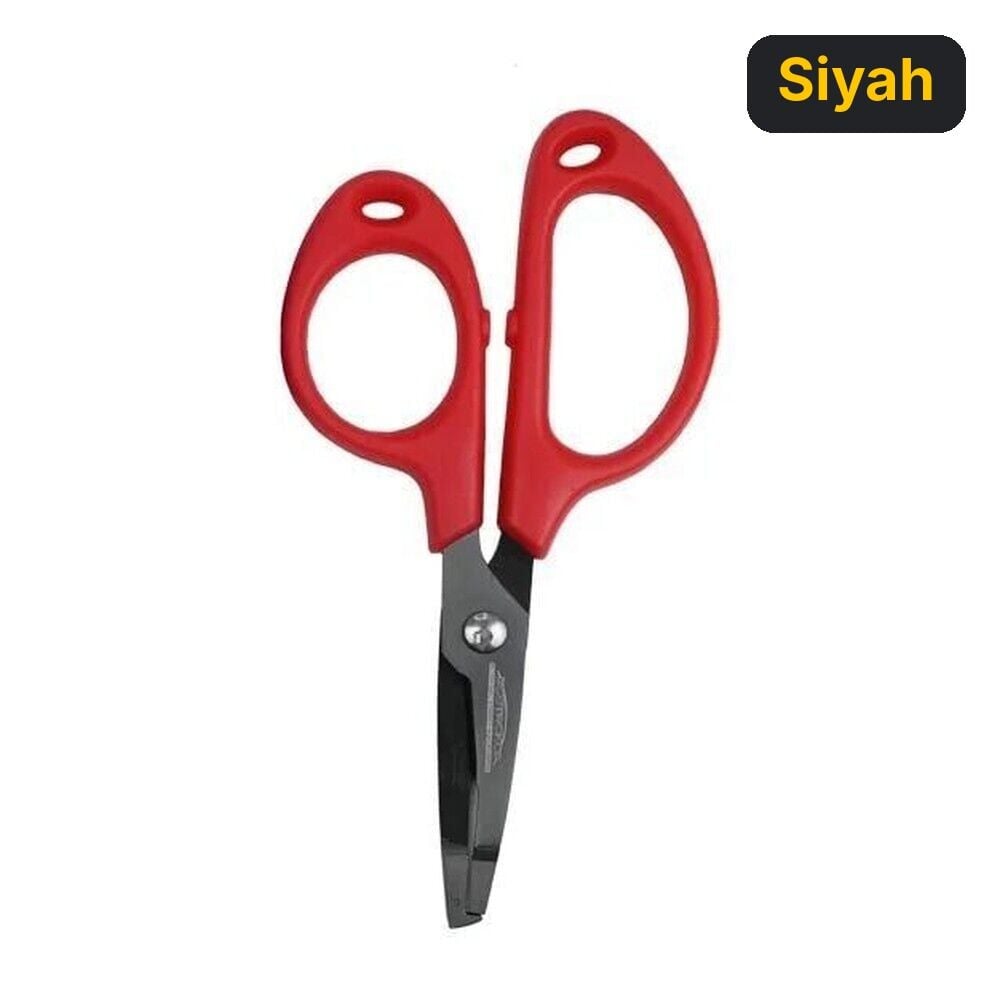 Ecotackle Makas Stainless Steel 12cm Siyah