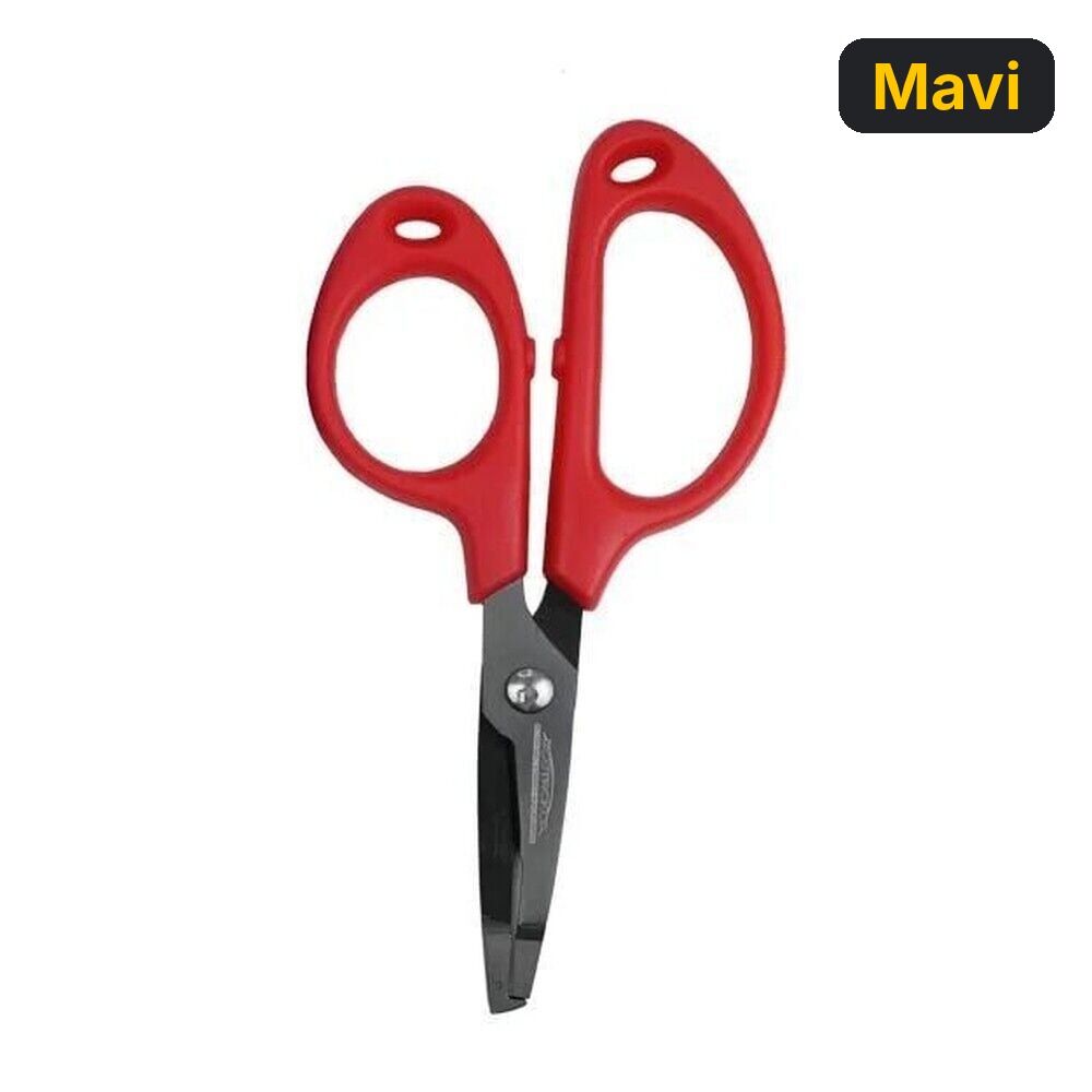 Ecotackle Makas Stainless Steel 12cm Mavi