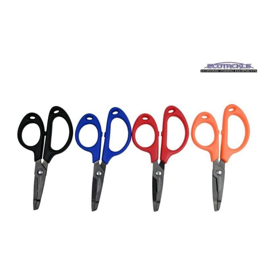 Ecotackle Makas Stainless Steel 12cm Kırmızı
