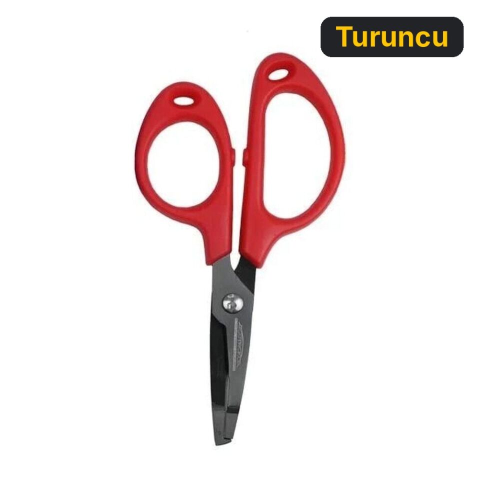 Ecotackle Makas Stainless Steel 12cm Turuncu