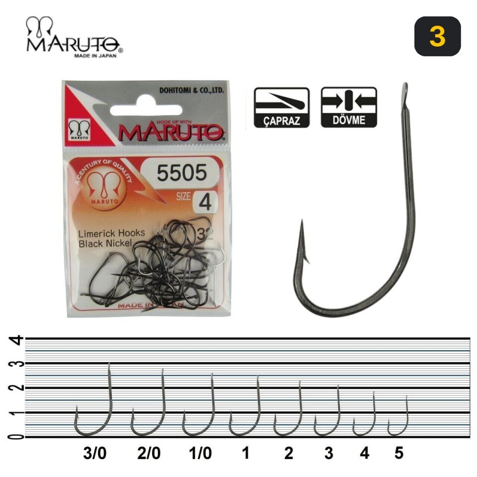 Maruto 5505 Bn Olta İğnesi 3