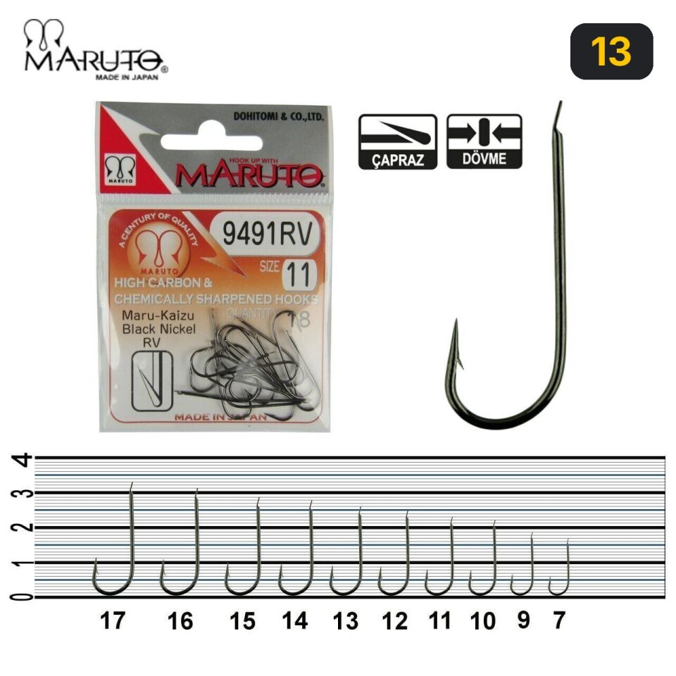 Maruto 9491 Rv Çapraz Bn İğne 13