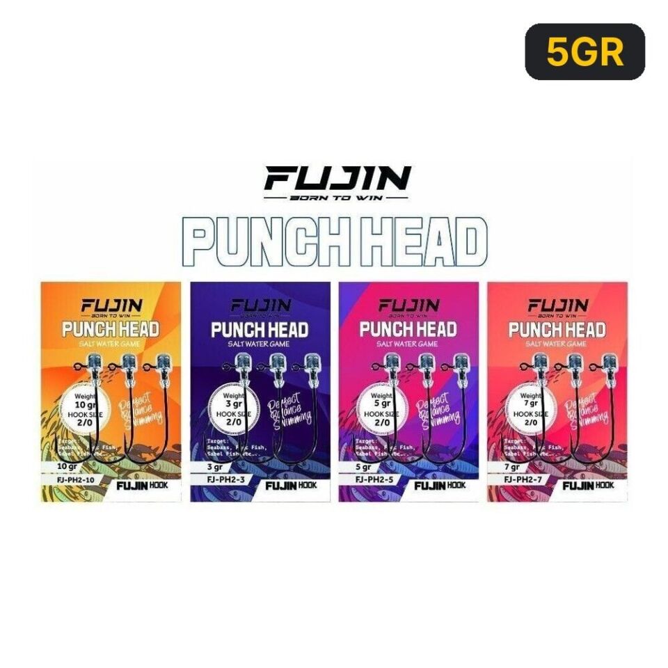 Fujin Punch Head Jighead FJ-PH #2/0 5GR